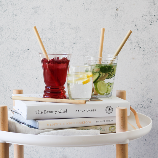 Bamboo Straws Straight - 4 pack