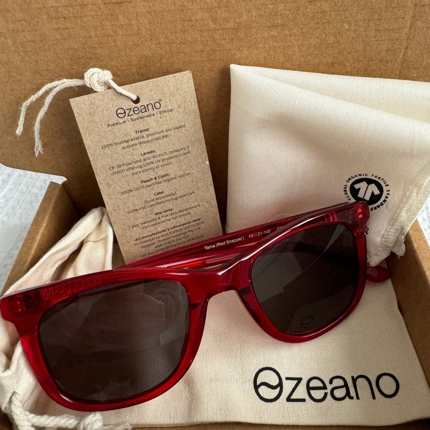 Tama (Red Snapper) - Polarised Sunglasses