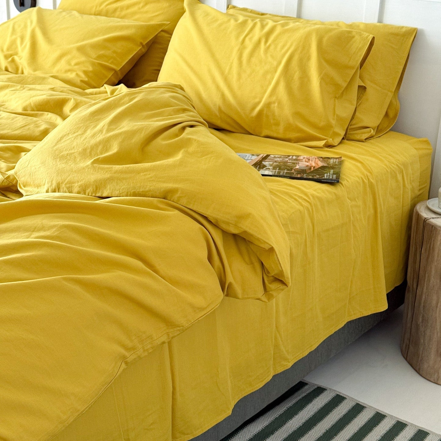 Amber haze bed set