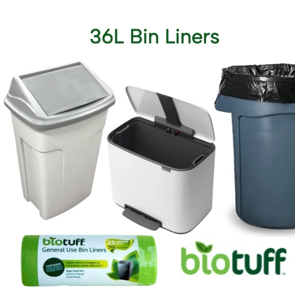 General Use Bin Liners Medium 36L