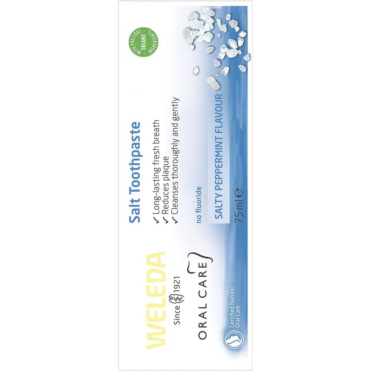 Toothpaste Salt Salty Peppermint Flavour