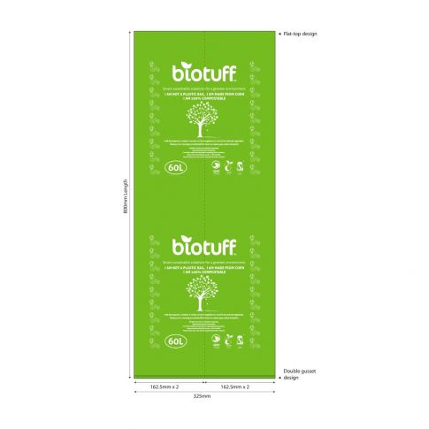 General Use Bin Liners Large 60L
