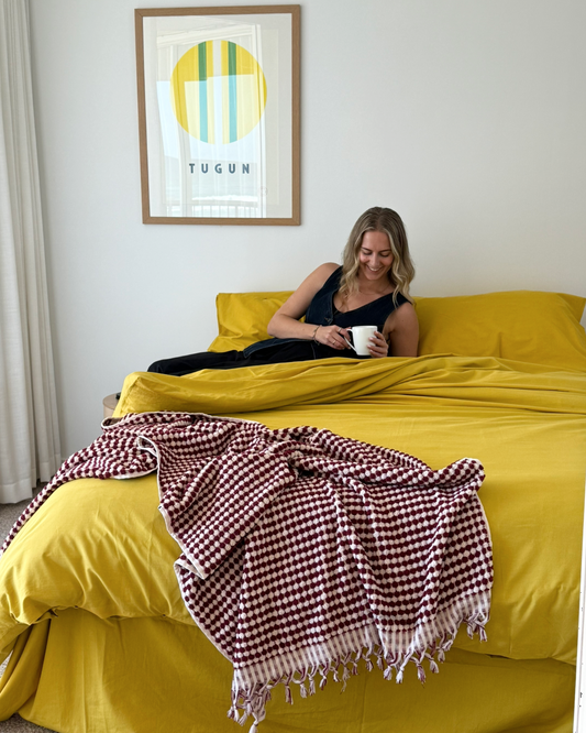 Amber haze duvet set