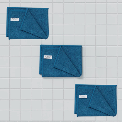 Bathroom & Toilet Microfibre Towel (3 Pack)