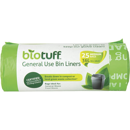 General Use Bin Liners Medium 36L