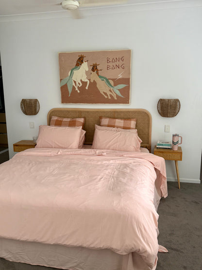 Transcendent pink bed set