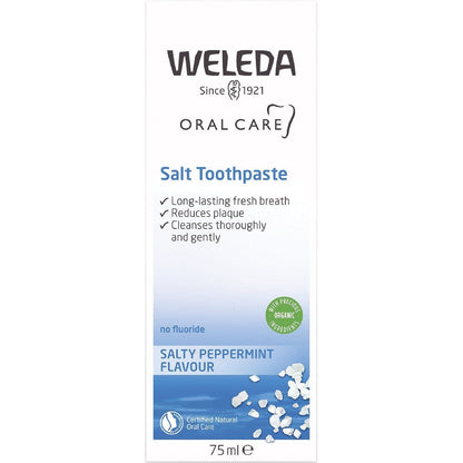 Toothpaste Salt Salty Peppermint Flavour