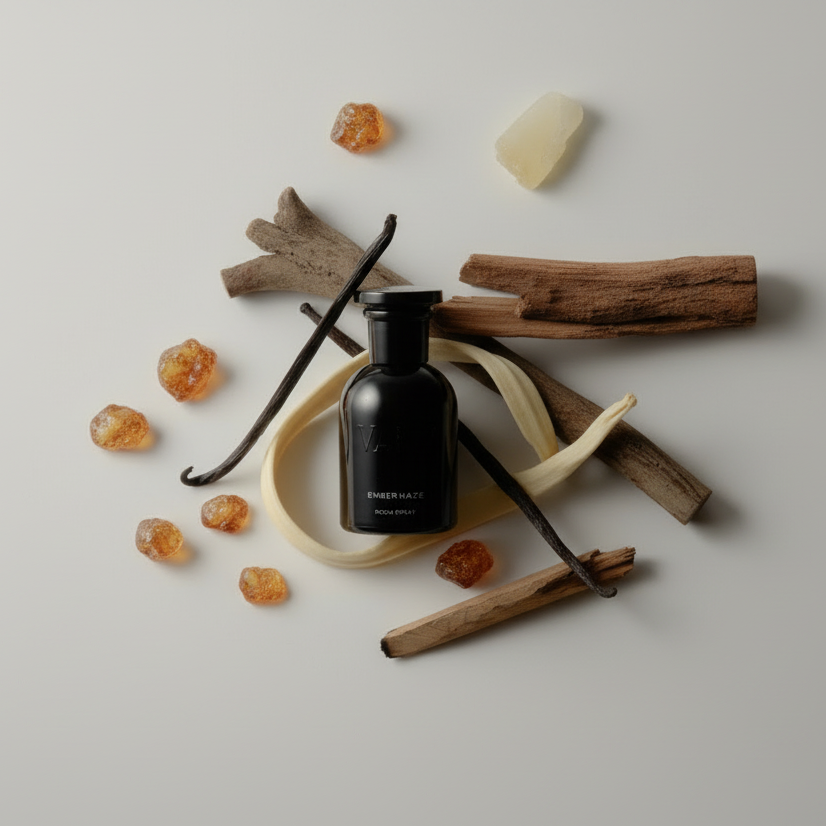 Ember Haze Room Spray - Overhead Flat Lay