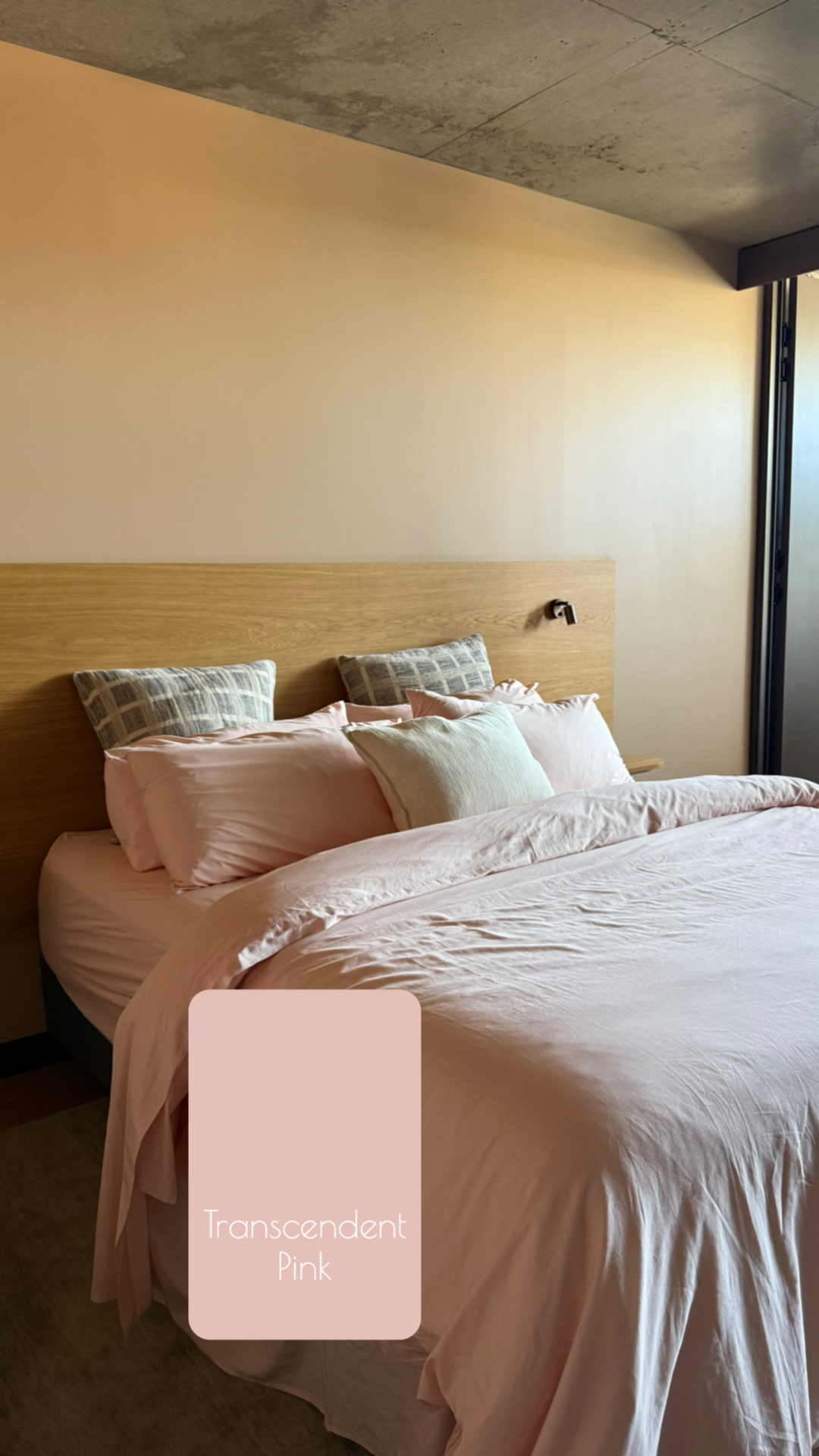Transcendent pink sheet set